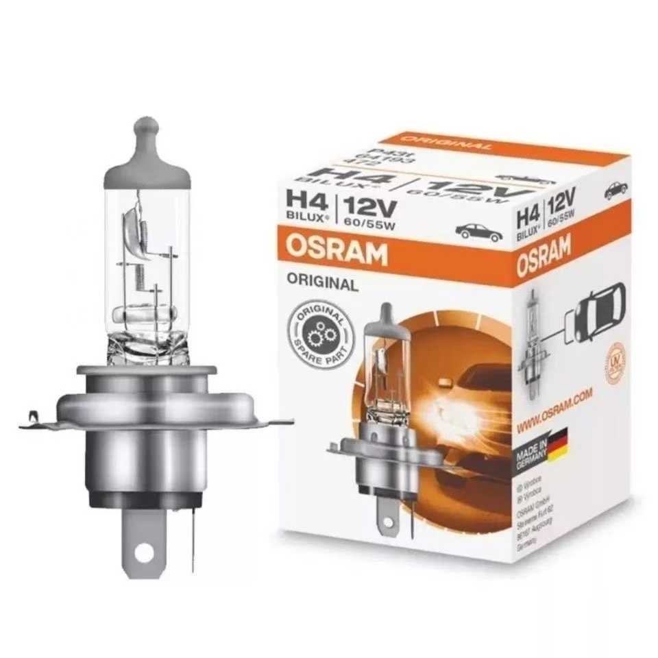OSRAM Original Lamps 64193 H4 – Fabriqué en Allemagne Les ampoules OSRAM 64193 H4, originales et fabriquées en Allemagne, offrent une solution d’éclairage automobile de haute qualité. Conçues pour répondre aux standards exigeants des constructeurs, elles assurent un éclairage puissant, une fiabilité accrue et une durée de vie prolongée. Grâce à leur conception rigoureuse et à l’expertise allemande OSRAM, ces lampes garantissent une performance stable sur la route, une visibilité améliorée de nuit, ainsi qu’une sécurité renforcée pour vous et les autres usagers.
