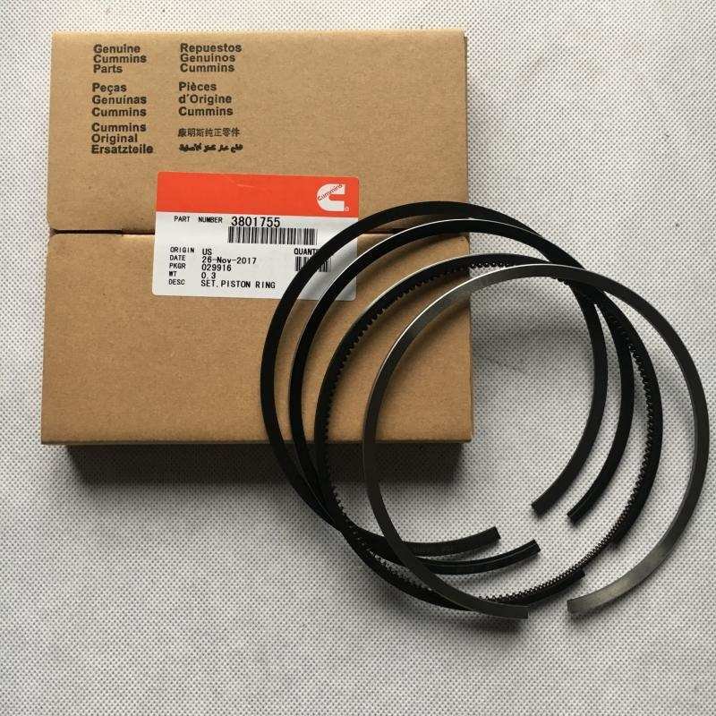segments de piston 3801755 pour moteur Cummins NTA855A