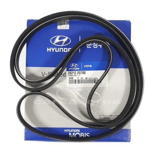 Courroie d&rsquo;Accessoires  d&rsquo;Origine OEM 25212-2G760 (6PK2124)  Hyundai & Kia (2.0L & 2.4L)